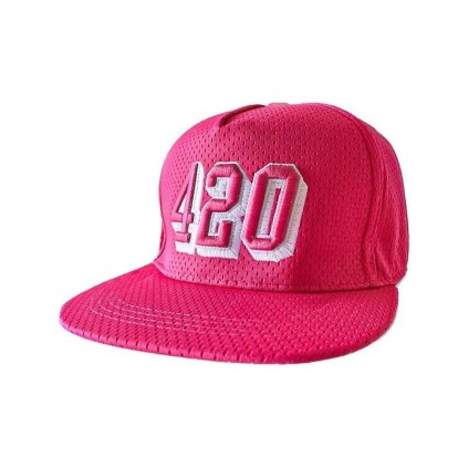 Gorra Visera Plana 420 Rosa