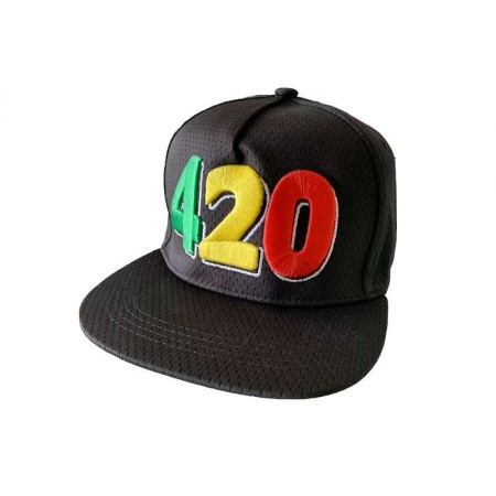 Gorra Visera Plana 420 Rasta