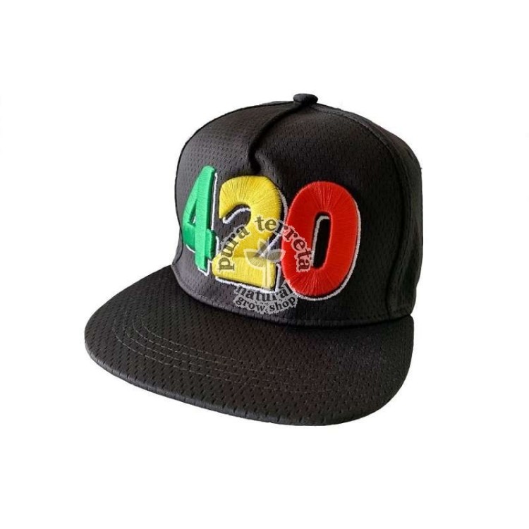 Gorra Visera Plana 420 Rasta