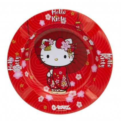 Cenicero metal Hello Kitty Kimono Red