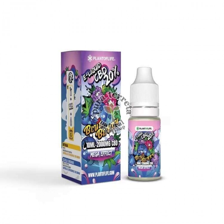 E-liquid CBD Blueberry Plant of life