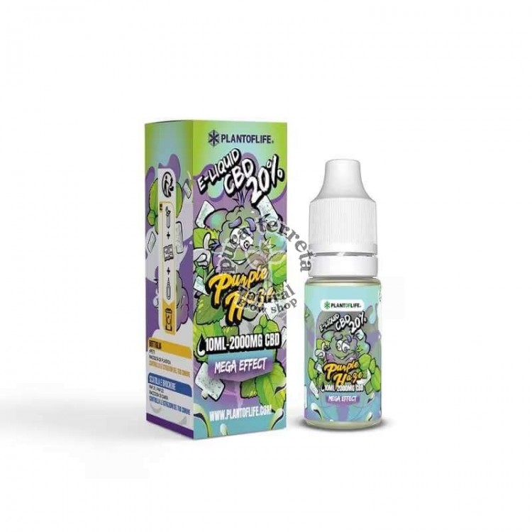 E-liquid CBD Purple Haze Plant of life