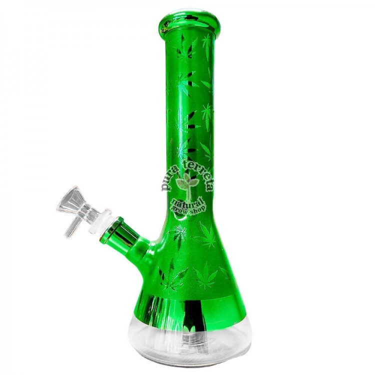 Bong cristal Weed Leaves