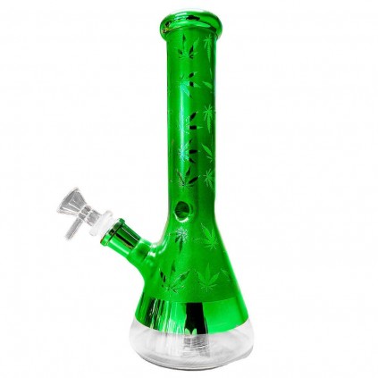 Bong cristal Weed Leaves