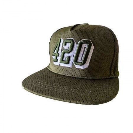 Gorra Visera Plana 420 Verde