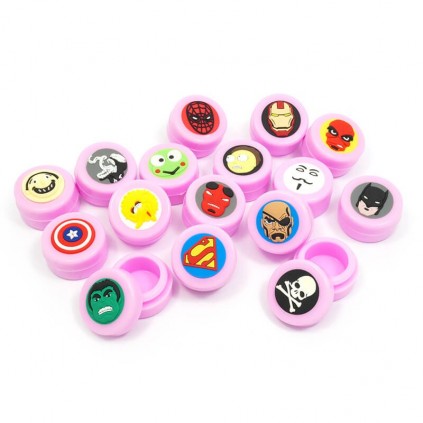 Bote silicona personajes 7 ml.