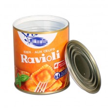 Bote seguridad conservas Raviolis