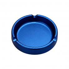Cenicero aluminio macizo azul
