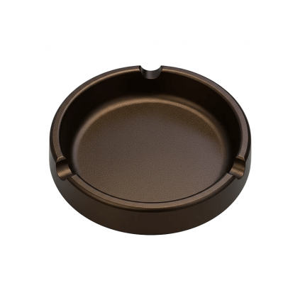 Cenicero aluminio macizo bronce
