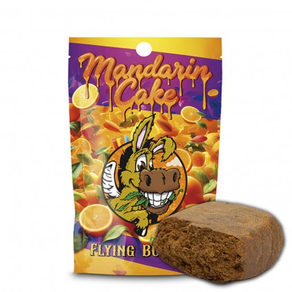 Flying Burrito CBD Hash Mandarin Cake