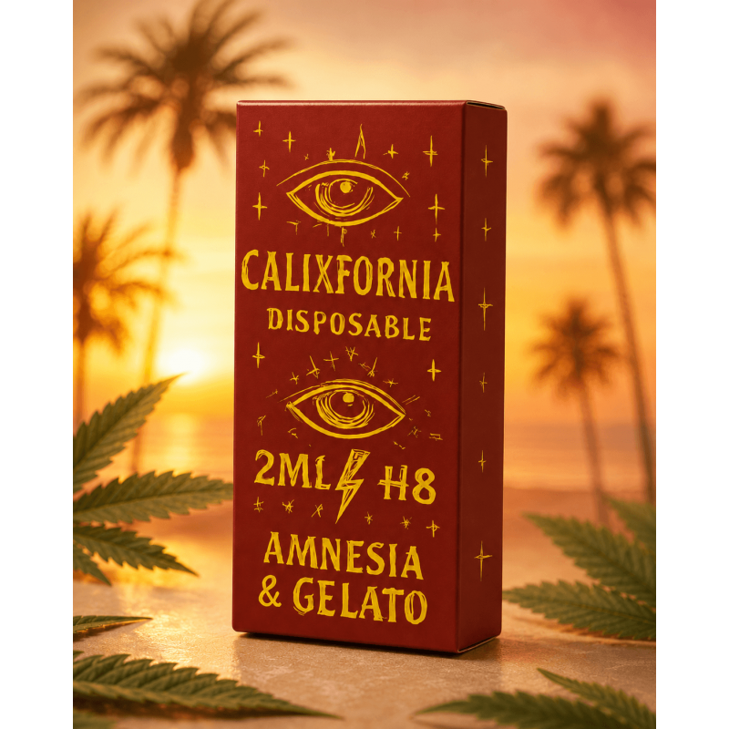 Vaper Calixfornia H8 Dual 1ml/Amnesia + 1ml/Gelato