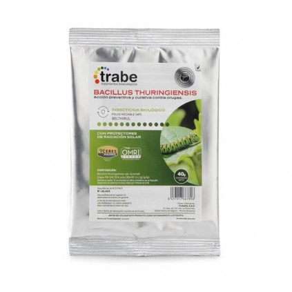 Bacillus Thuringiensis 40 gr. Trabe