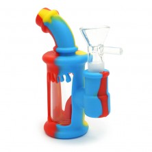 Pipa de agua bubbler drum de silicona