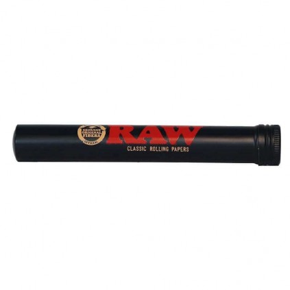 Tubo de aluminio negro Raw
