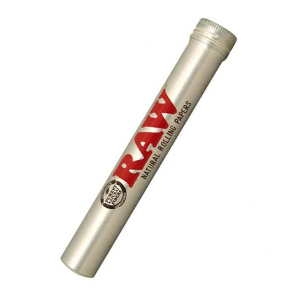 Tubo de aluminio plata Raw