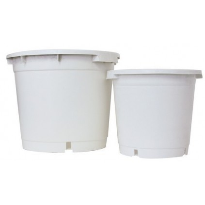 Macetas blancas redondas 36L