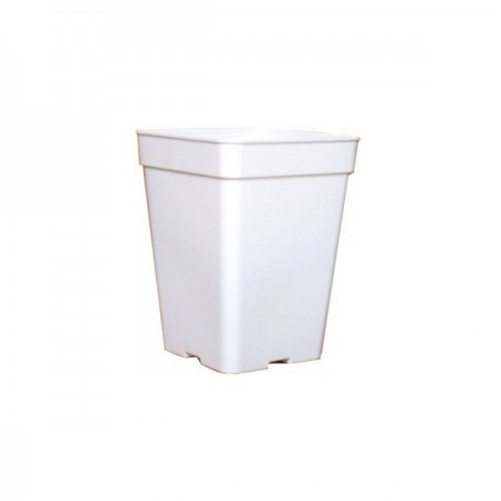 Macetas 20x20x27 cm blanca cuadradas 