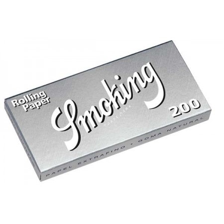 Papel Smoking 200 plata (corto)