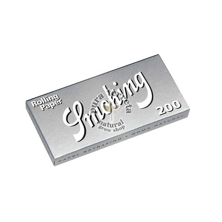 Papel Smoking 200 plata (corto)