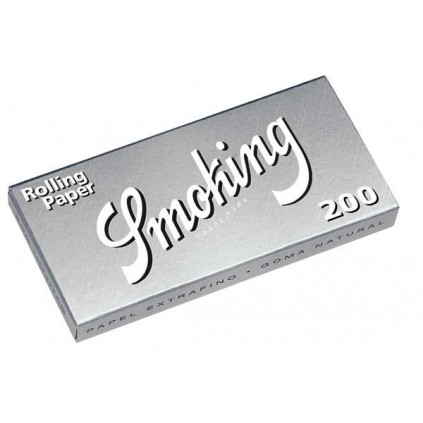 Papel Smoking 200 plata (corto)