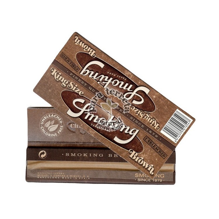 Papel Smoking Brown King Size (largo).