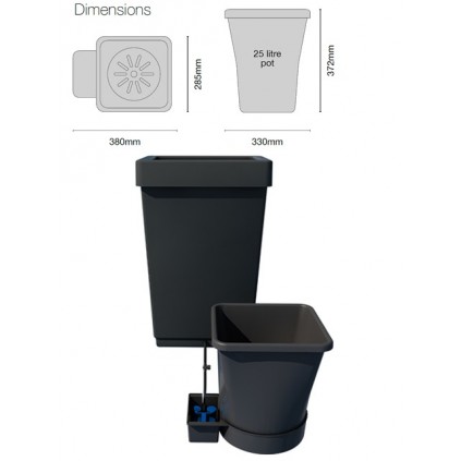1Pot XL System Autopot 25 litros