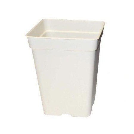 Macetas 26x26x40 cm blanca