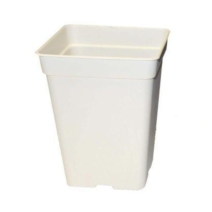 Macetas 26x26x40 cm blanca
