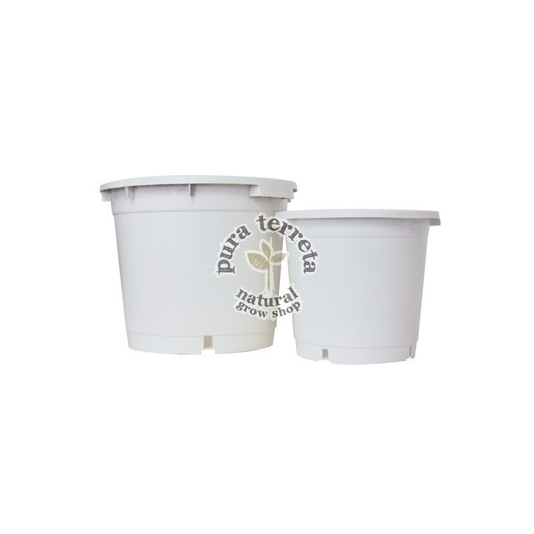 Macetas blancas redondas 65L