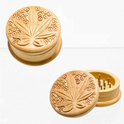 Grinder madera hoja