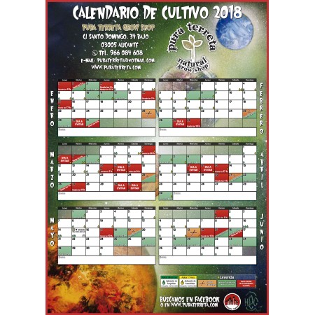 Calendario de cultivo 2018