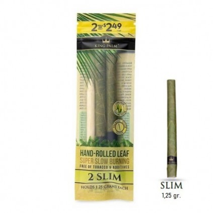 King palm Slim 2 unidades pack