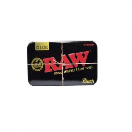 Caja rectangular Raw Black
