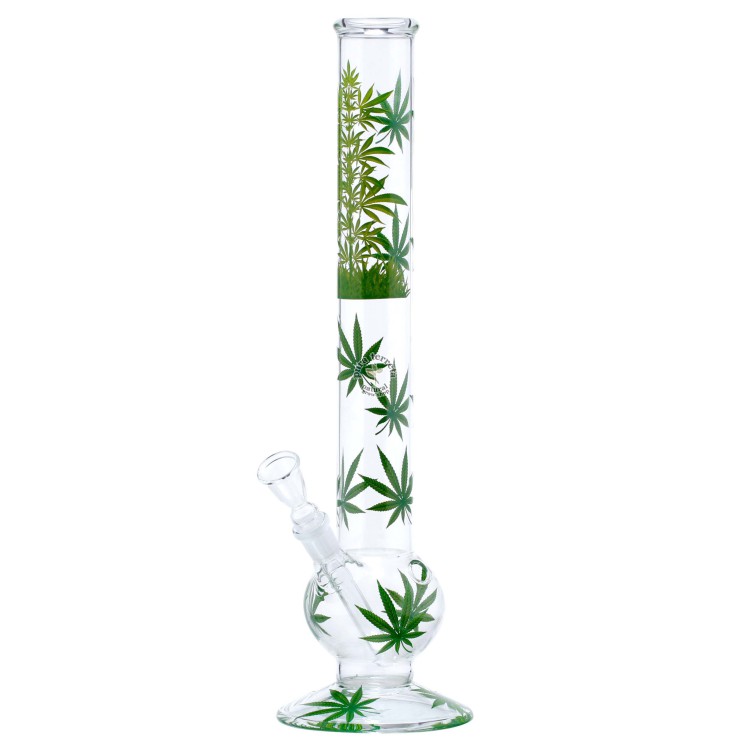 Bong cristal hojas