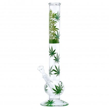 Bong cristal hojas