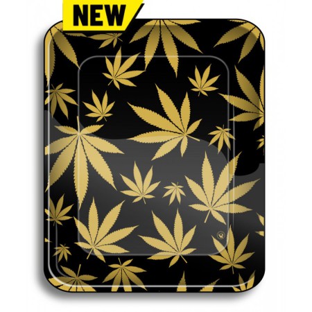 Bandeja Gold Leaves Big