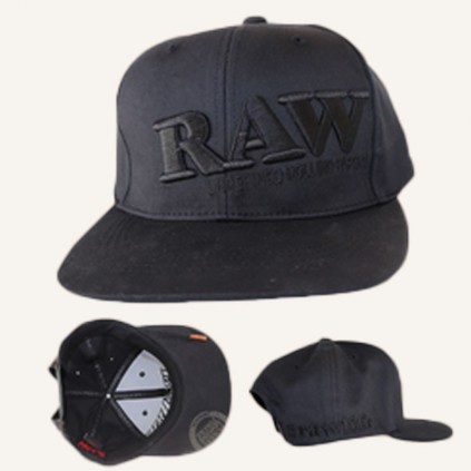 Gorra Raw Black con prensador