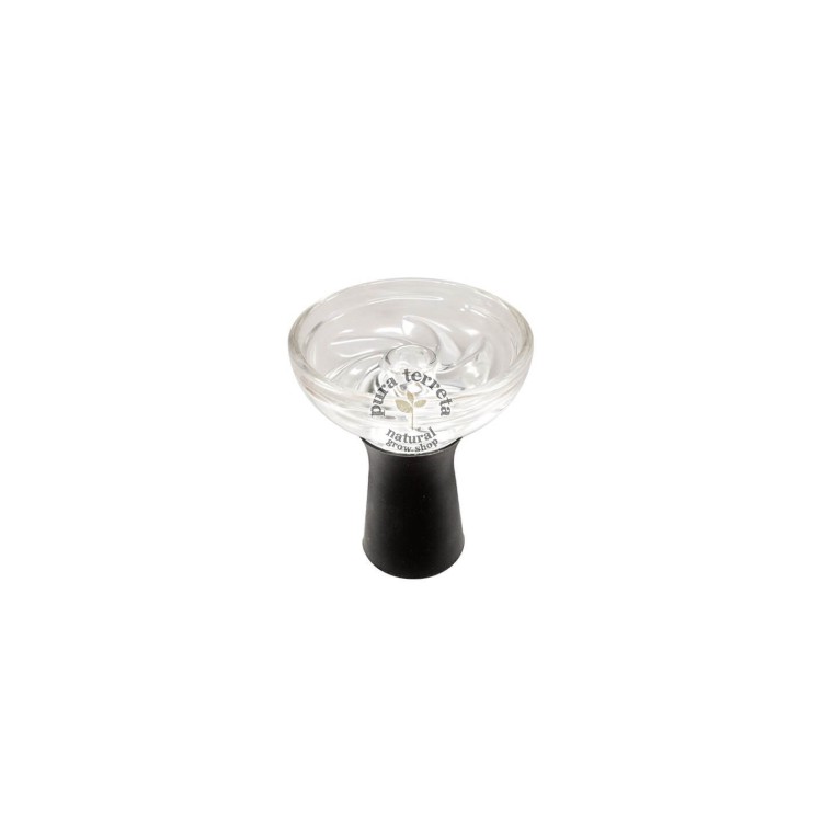 Cazoleta cristal y silicona shisha