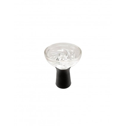 Cazoleta cristal y silicona shisha
