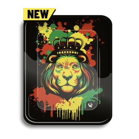 Bandeja metal Rasta Lion