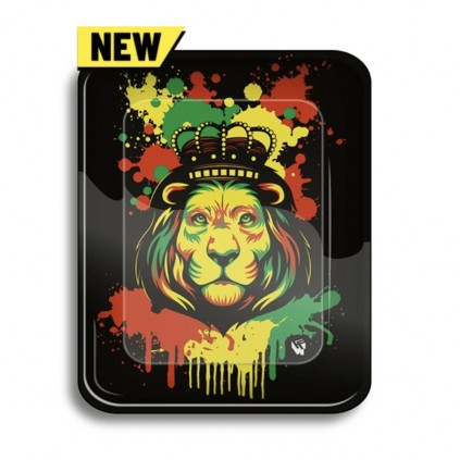 Bandeja metal Rasta Lion
