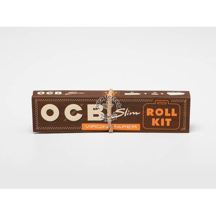 Papel Ocb Virgin Slim Roll Kit