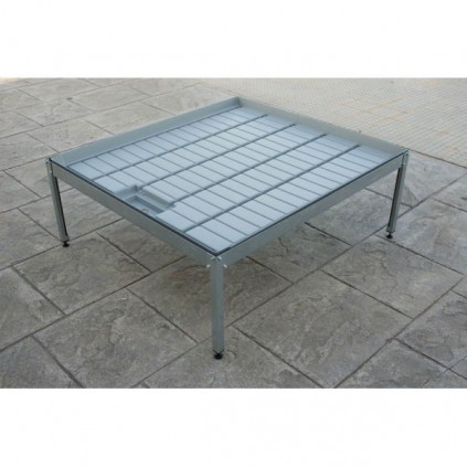 Soporte bandeja gris 1.2 x 1.2 m.