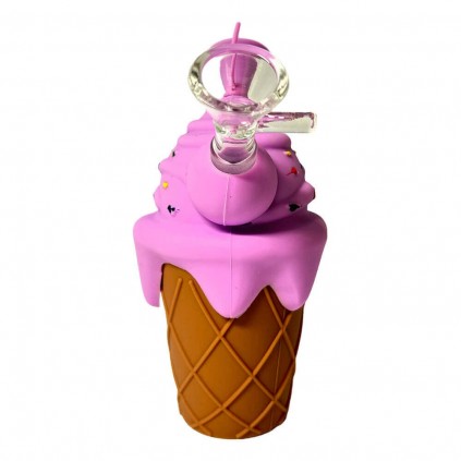 Pipa silicona Ice Cream Purple