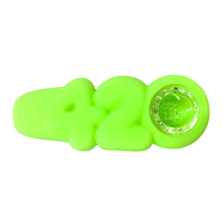 Pipa silicona 420 Green