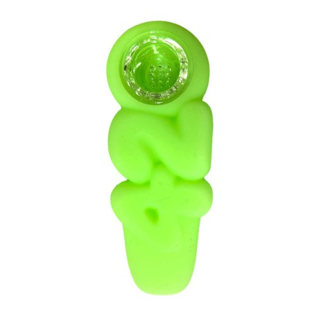 Pipa silicona 420 Green