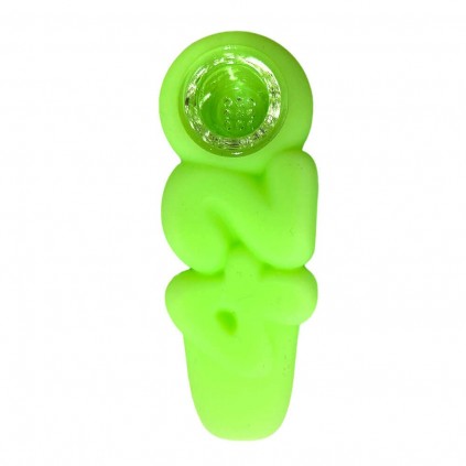 Pipa silicona 420 Green