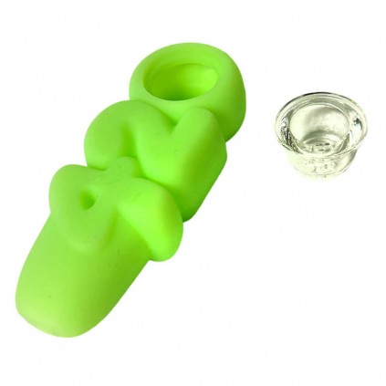 Pipa silicona 420 Green