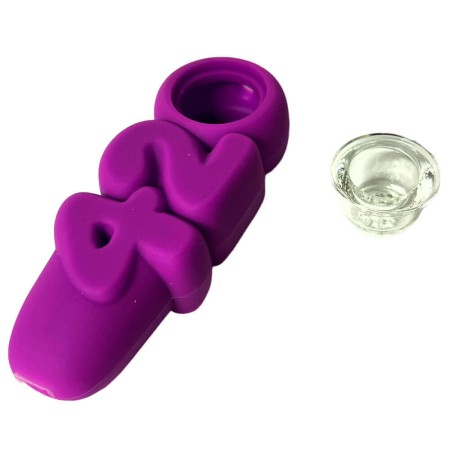 Pipa silicona 420 Purple