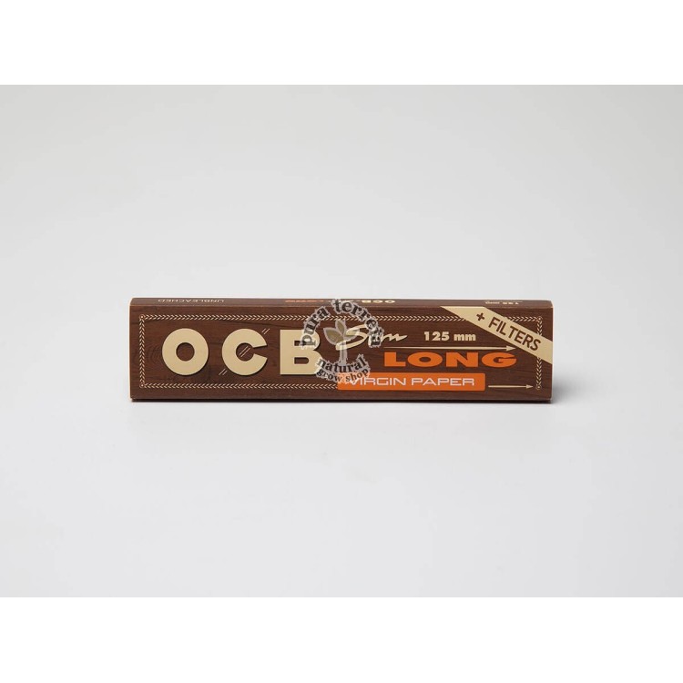 Papel Ocb Virgin Slim Long + Tips
